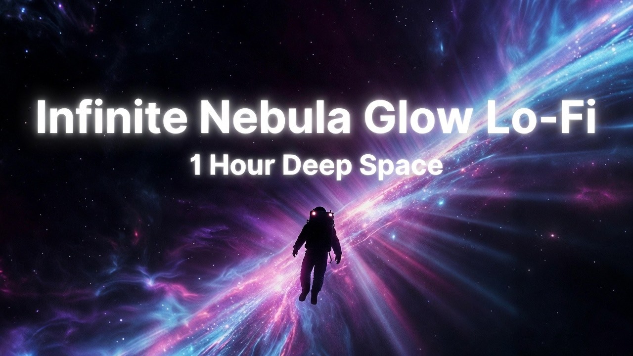 🌌 Infinite Nebula Glow Lo-Fi | Muffled Cosmic Beats to Glow & Drift in Eternal Space 🌀💜 (1 Hour)