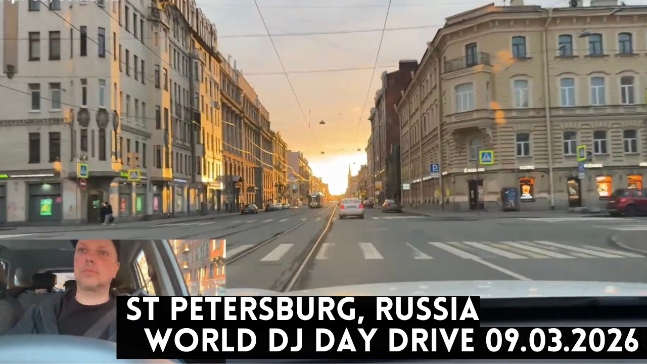 St Petersburg, Russia on The World DJ Day Drive | 09.03.2026