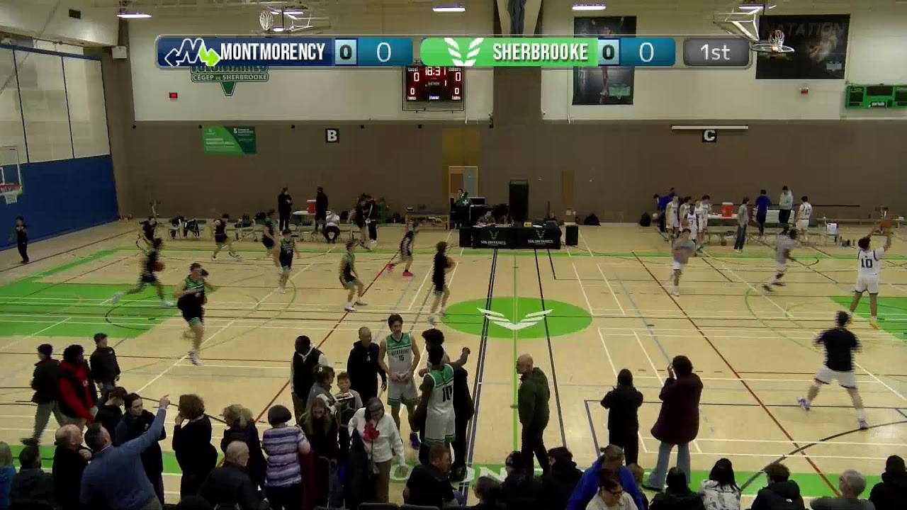 RSEQ Basketball masculin 🏀  Montmorency @ Sherbrooke [2026-02-20]