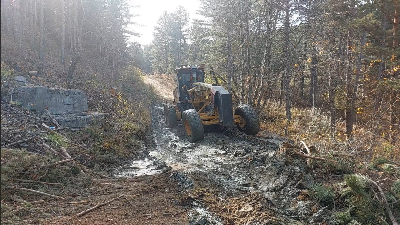 cat 140m ÇAMUR CANAVARI_mud monster_BERBAT YOL_terrible road