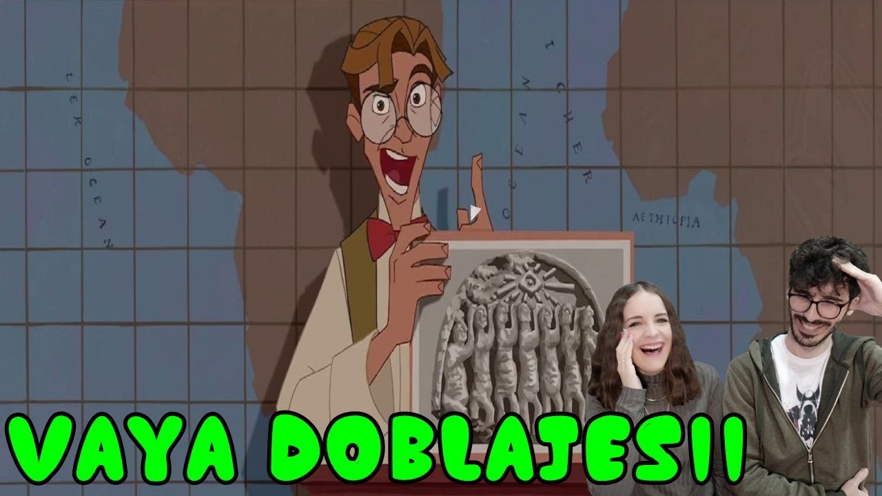 ESPAÑOLES REACCIONAN A DOBLAJE LATINO VS ESPAÑOL DE ATLANTIS #DOBLAJES #ATLANTIS