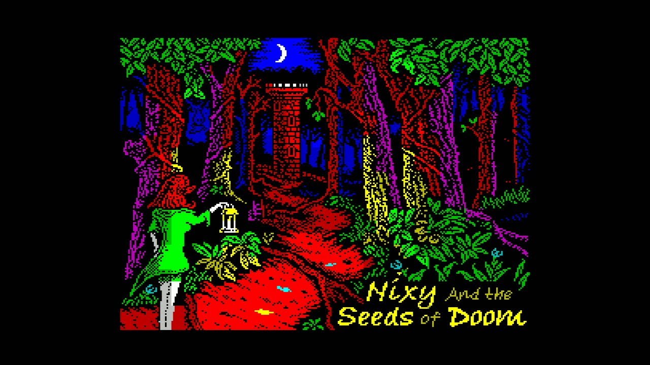ZX Spectrum: Nixy and the Seeds of Doom - Gameplay