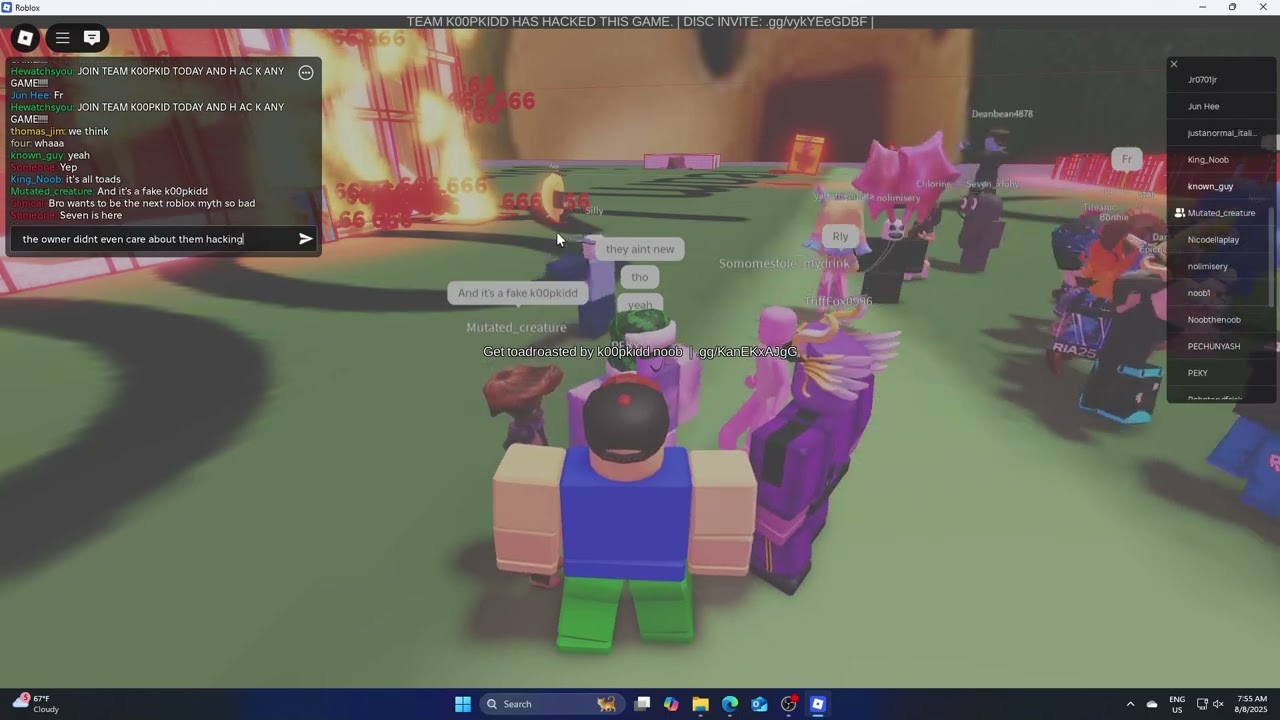 k00pkidd hacks anti spawnism game