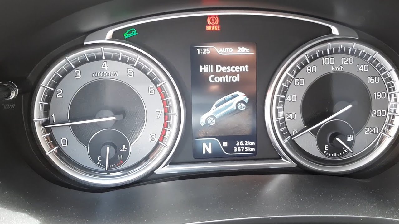 Activar el Control de Descenso en Suzuki Vitara Live Turbo (Hill Descent Control)