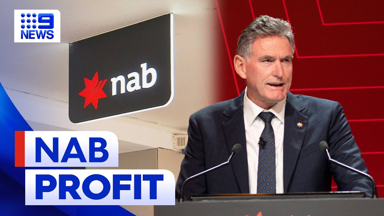 NAB announces multi billion dollar profit | 9 News Australia