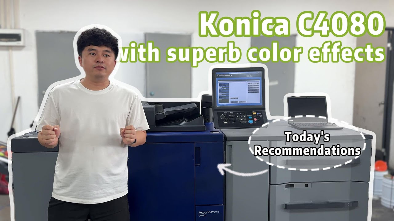 konica C4080 with superb color effects