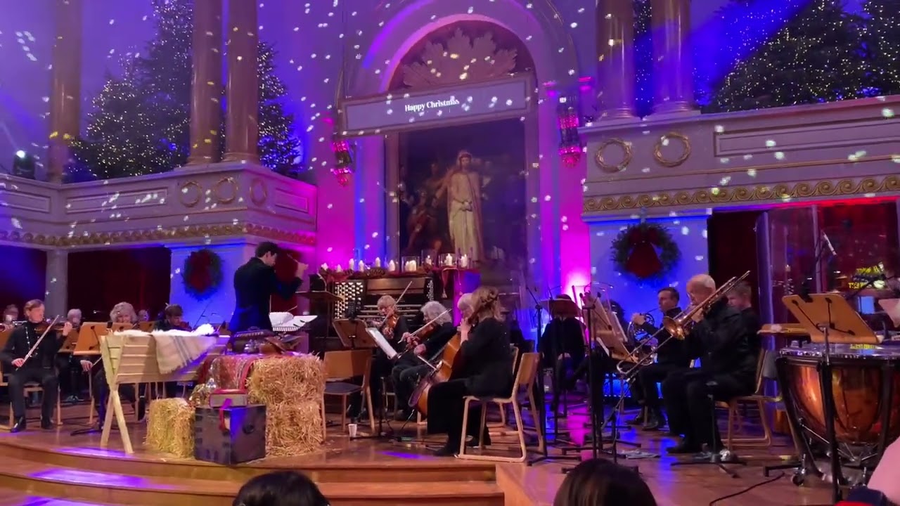 The beautiful All Souls Langham Place Christmas carol service.