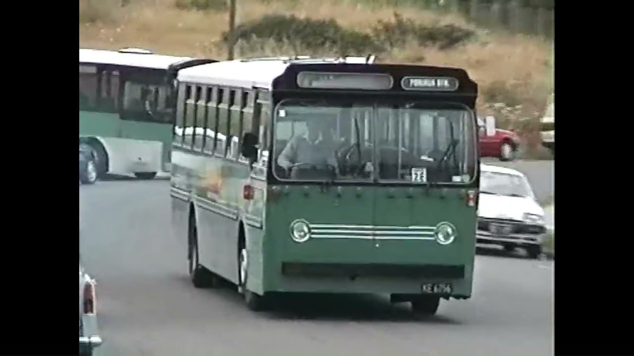 Mana Coach Service buses Porirua. January 1997
