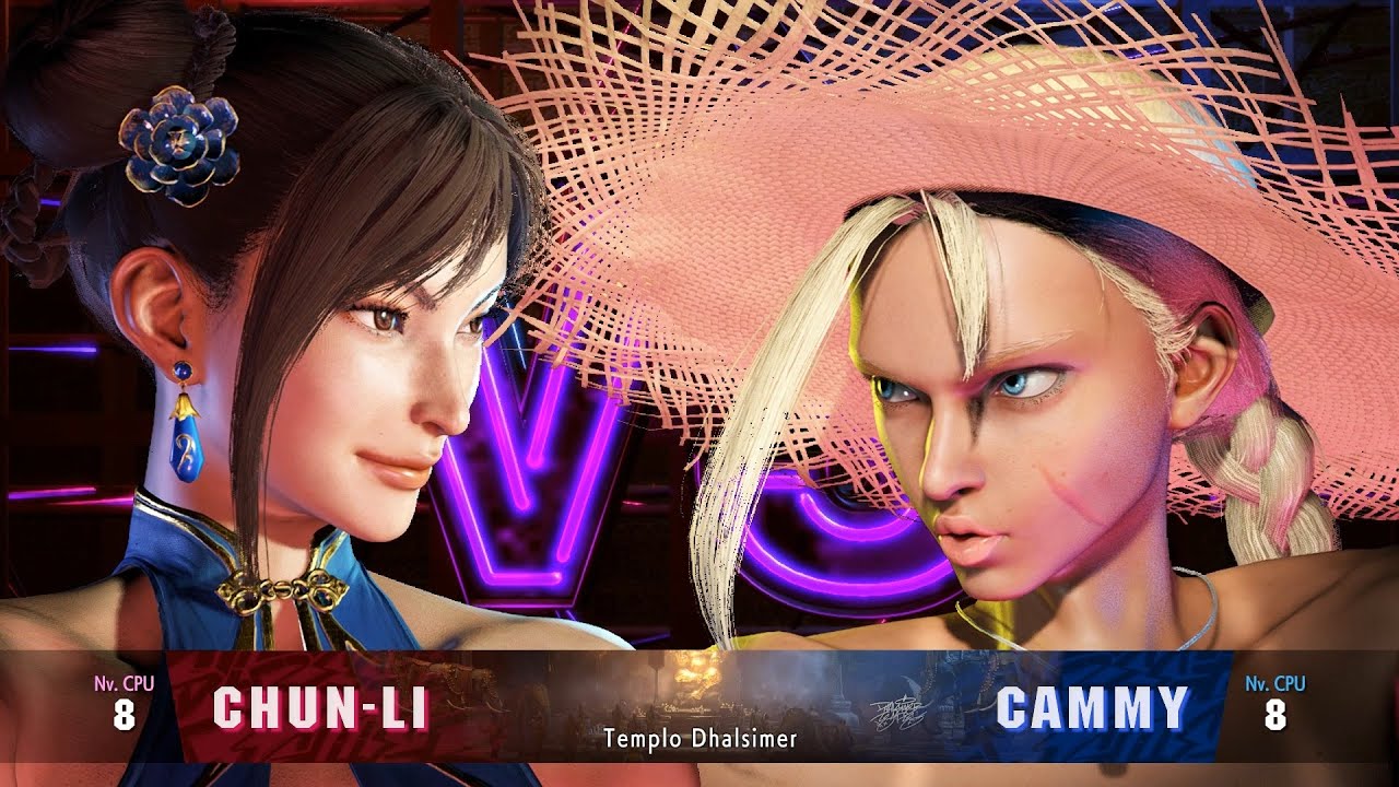 Street Fighter 6   Chun-Li vs Cammy  Outfit 4