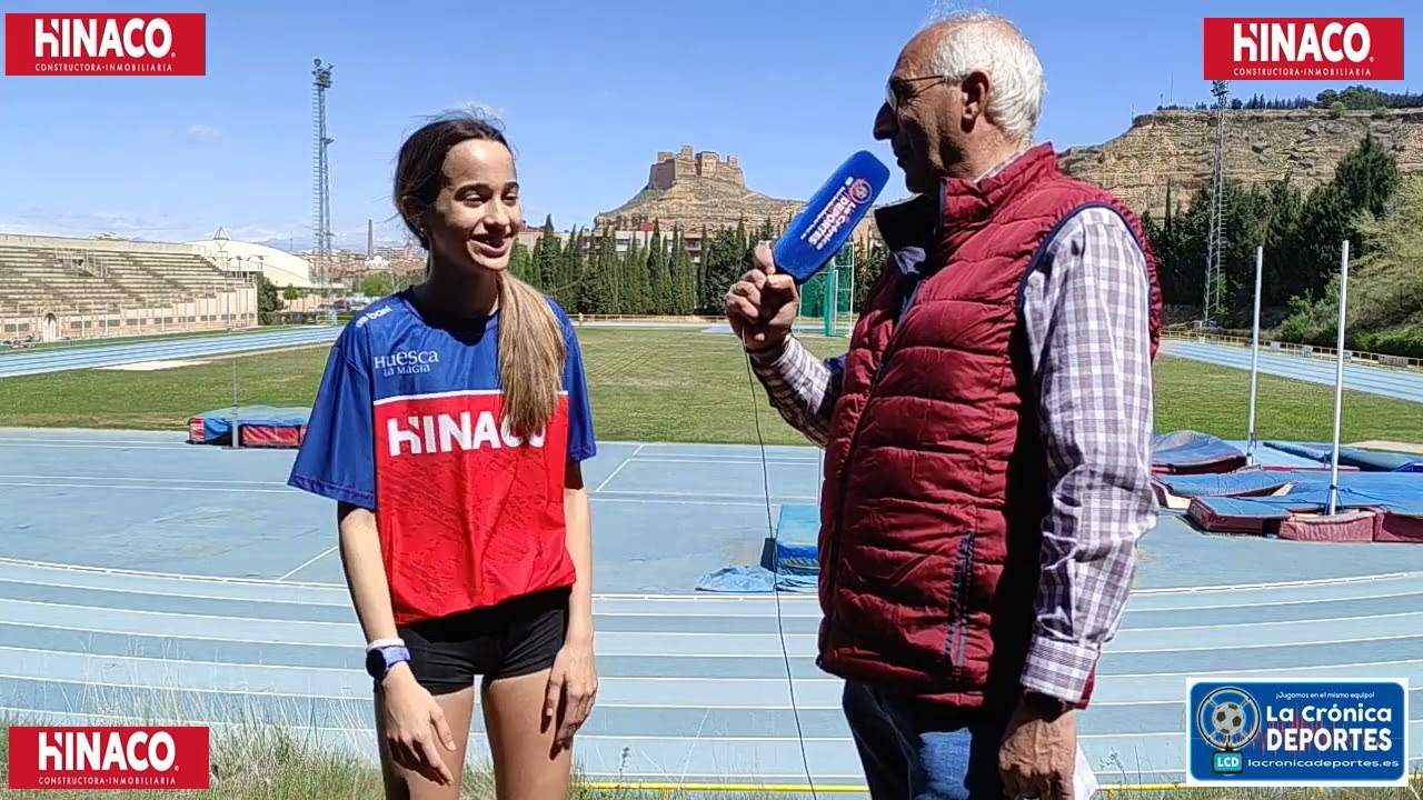 ✅ Natalia Benito (Atletismo Utebo: filial del CA HINACO MONZÓN) - Concentración de atletas.