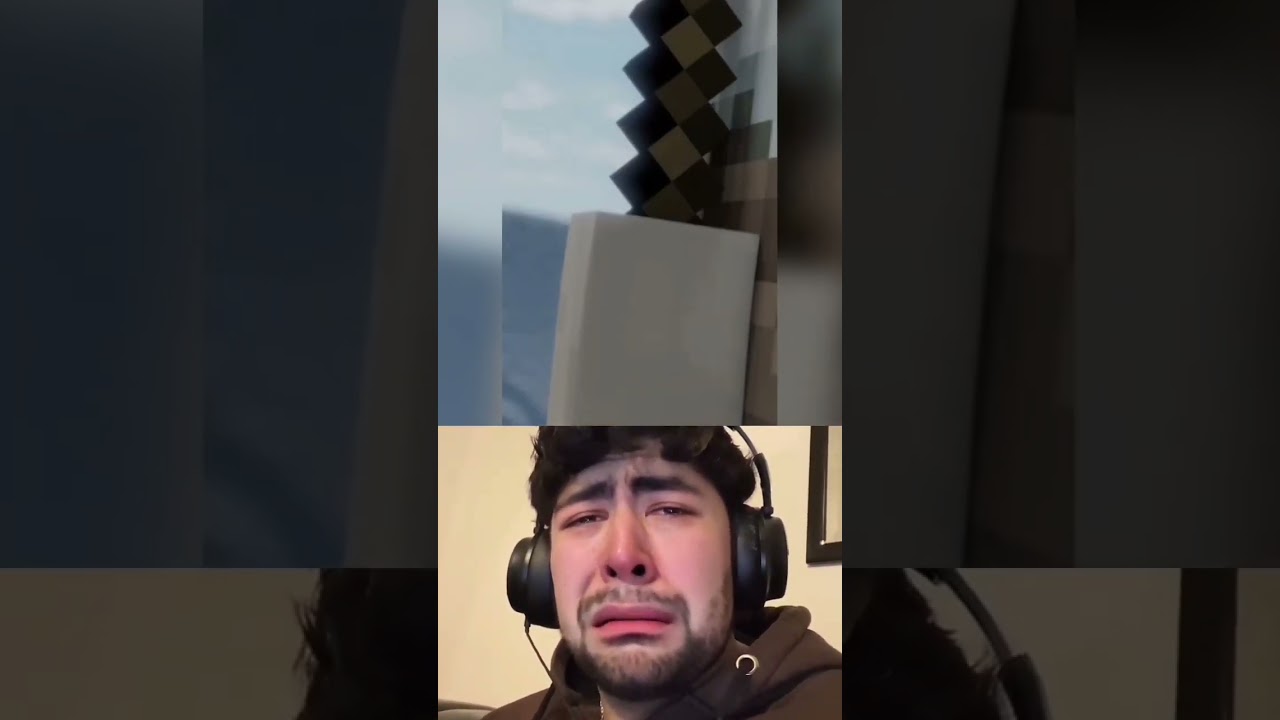 quando eu coloco no v&iacute;deo triste de Minecraft
