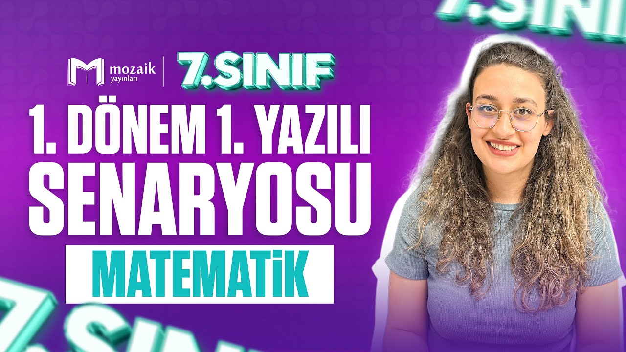 7. Sınıf Matematik 1. Dönem 1. Yazılı Provası #2025