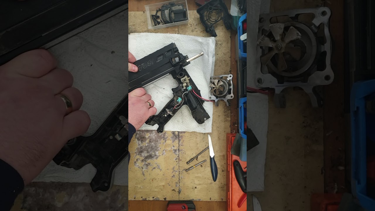 hitachi nail gun 2nd fix NT65GS PART 1