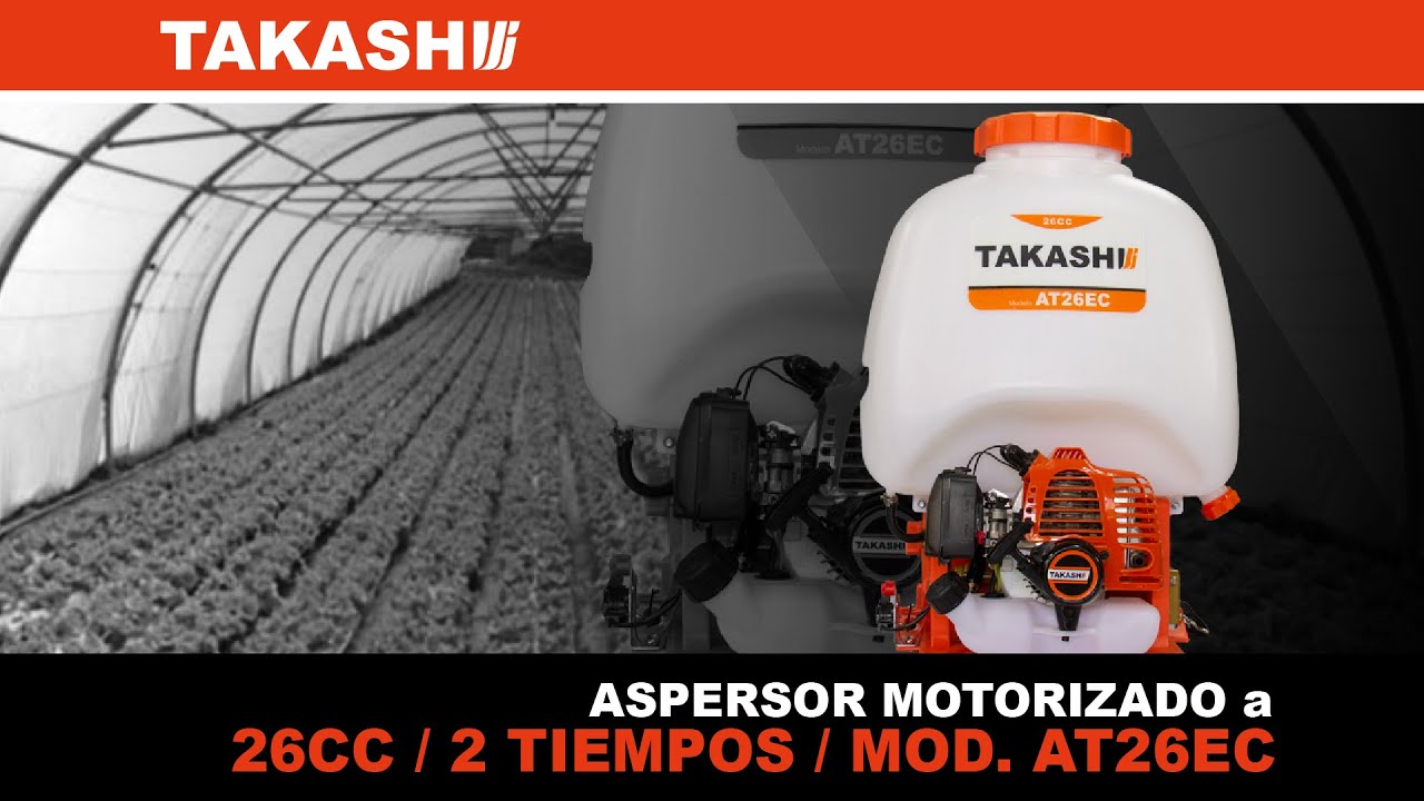 ASPERSOR MOTORIZADO TAKASHI - 26CC / 2 TIEMPOS - MOD. AT26EC