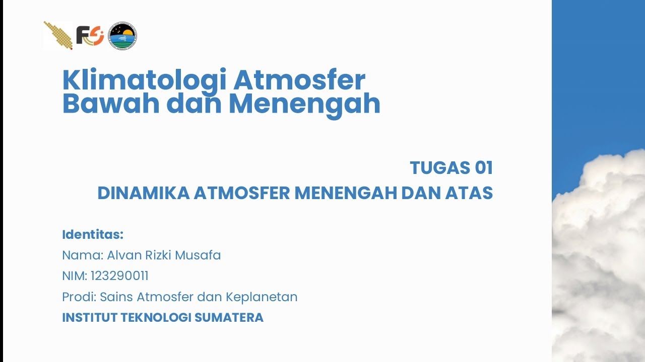 Tugas 1 Dinamika Atmosfer Menengah dan Atas