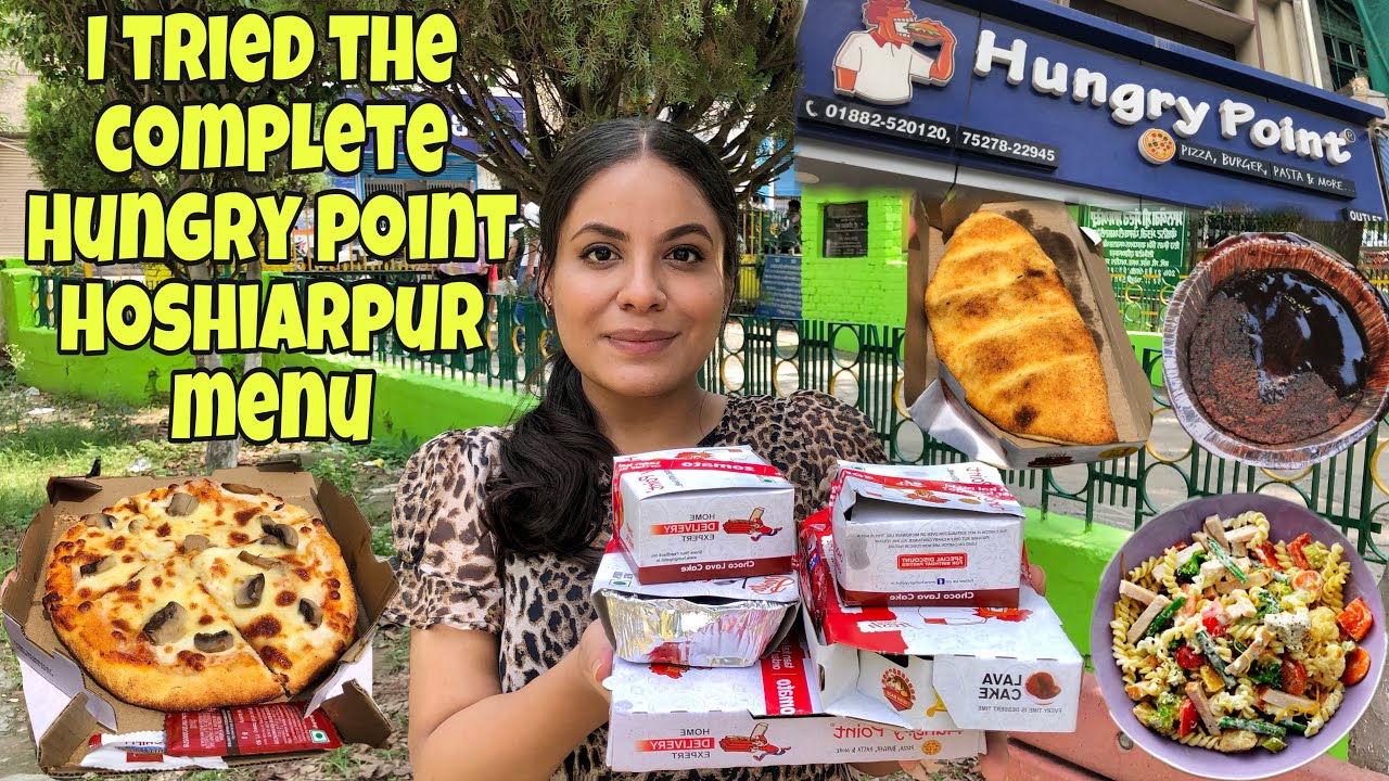 Hungry Point Hoshiarpur | Pizza,Pasta,Cakes and more| Best food of Hoshiarpur | Tanya Dhamija