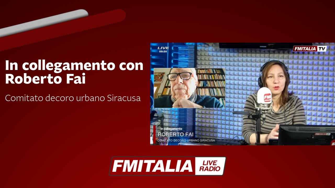 In collegamento con Roberto Fai - Comitato decoro urbano Siracusa