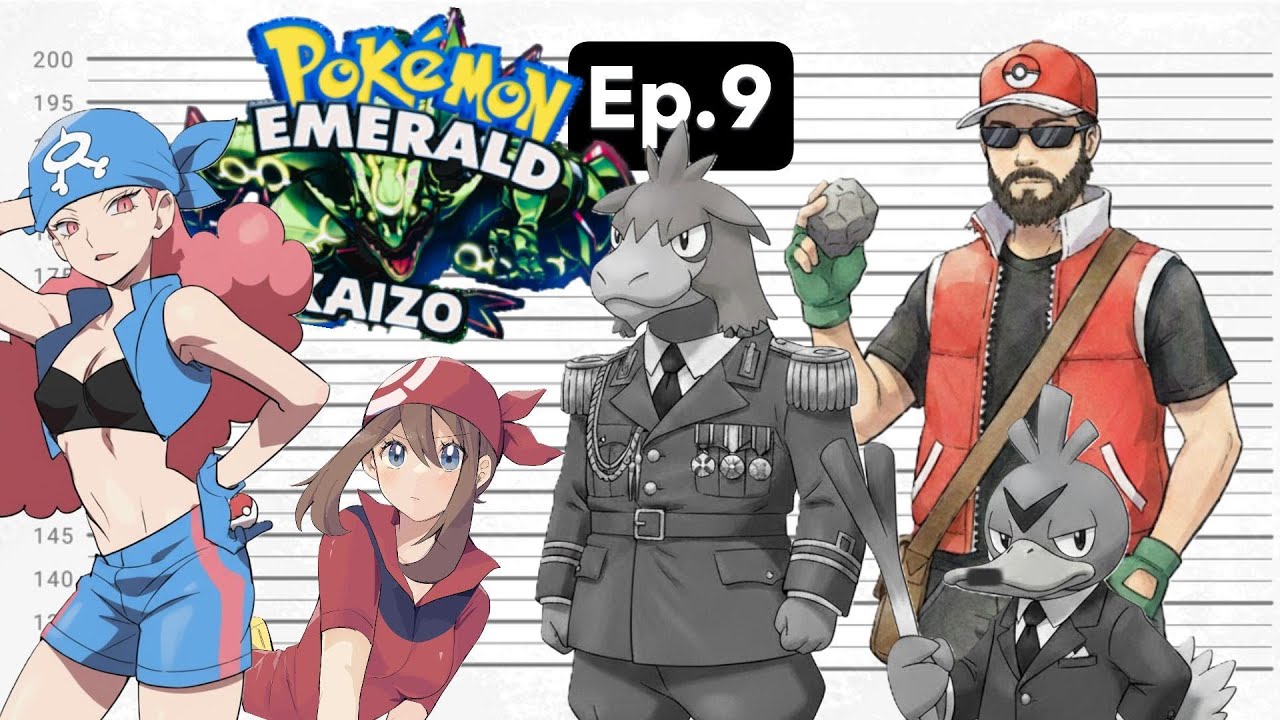 VOLPESCU: Pok&eacute;mon Emerald Kaizo - Ep.9 - hitting pokemons with a rock
