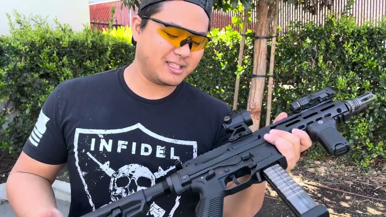 Maruyama 5PC Carbine GBB SMG Shooting Test