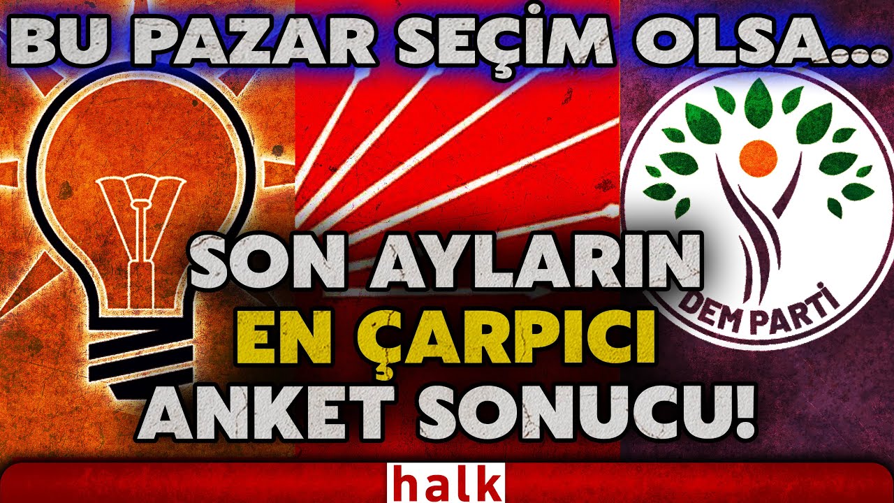 BU PAZAR SEÇİM OLSA... Son zamanların en çarpıcı anket sonucu! İşte partilerin oy oranları...