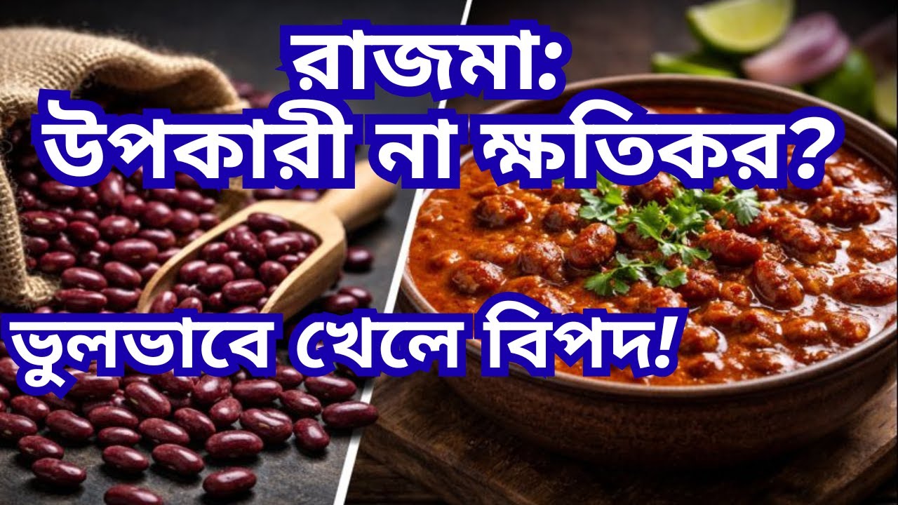রাজমা খেলে কী হয়  ||  পুষ্টিগুণ, উপকারিতা ও সতর্কতা || Protein, Fiber, Minerals