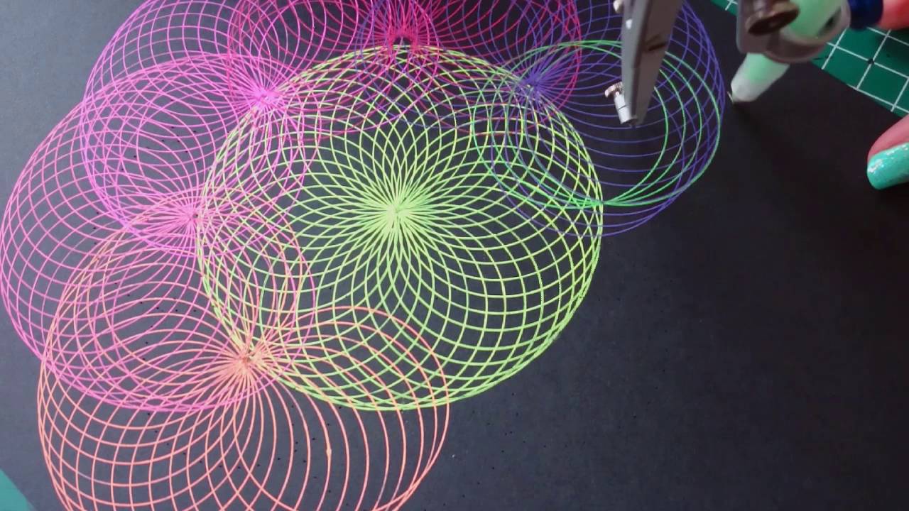 GEOMETRIC RAINBOW MANDALA start to finish