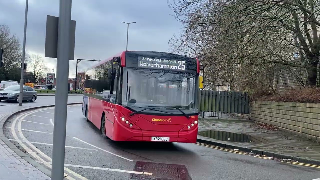 Chaserider Enviro 200mmc 5211 Bus Route 25 Wolverhampton 