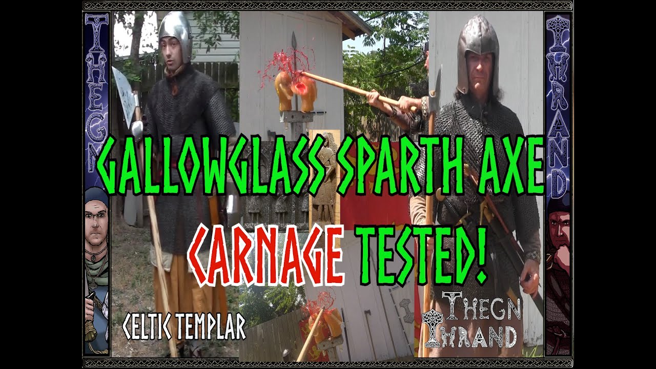 Gallowglass Sparth Axe Carnage Tested for @celtictemplar