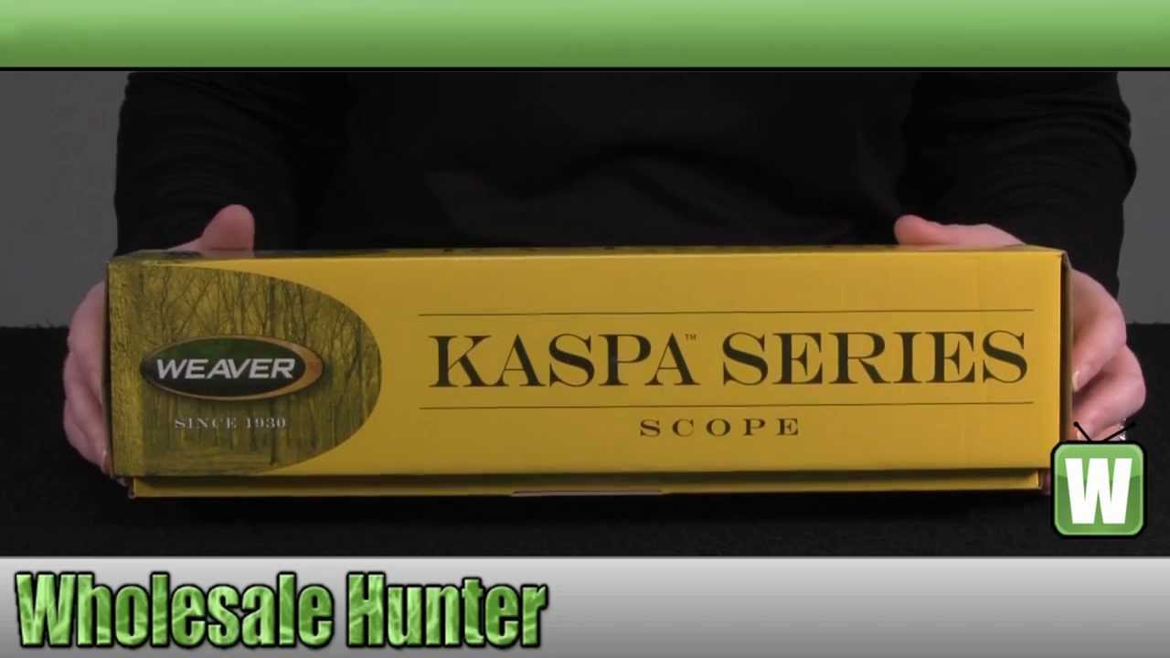 Weaver Kaspa Series 4-16x44mm Side Focus Ballistic-X Reticle Rifle Scope mfg# 849811