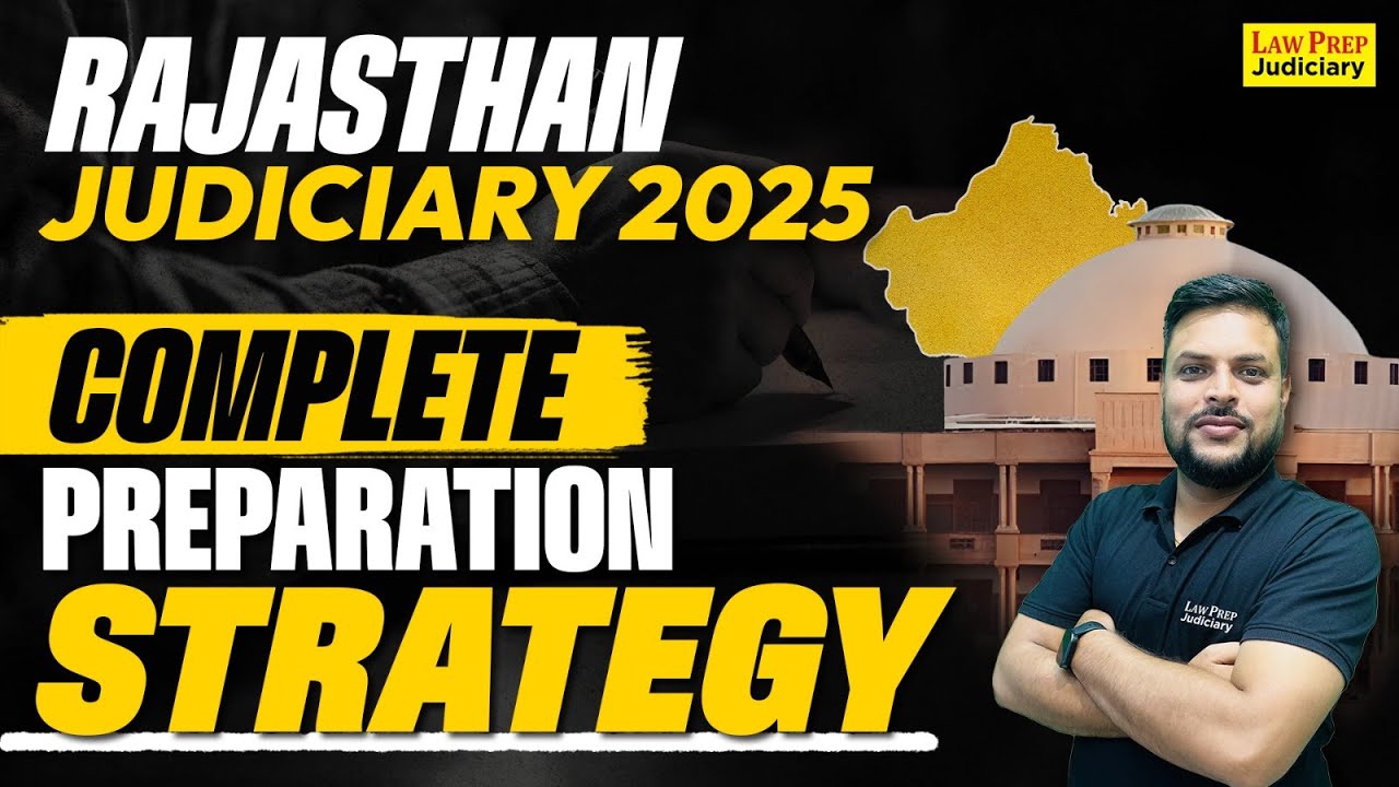 RJS Exam 2025: Complete Preparation Strategy | Rajasthan Judiciary Exam Preparation | RJS Vacancy