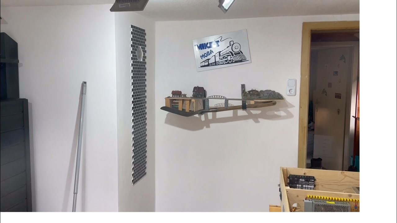 Modelleisenbahn Spur TT/1:120 - neues MoBa Zimmer, Umzug und Brückenköpfe, Teil 11