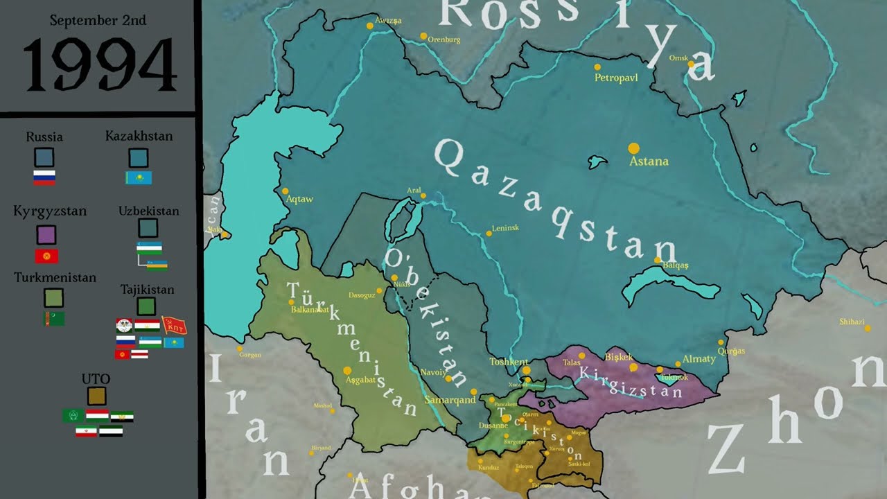 The Post-Soviet Conflicts in Central Asia the timeline.