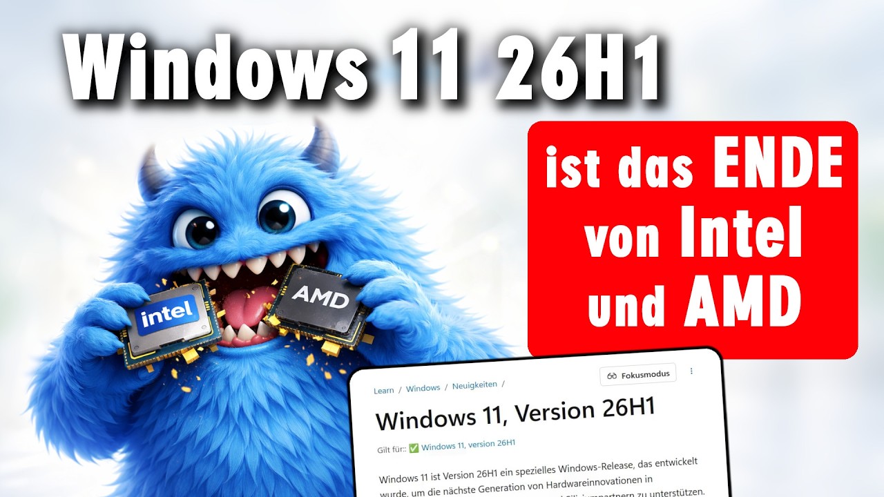 Windows 11 26H1 - NEU in 2026 - aber nicht für Euch