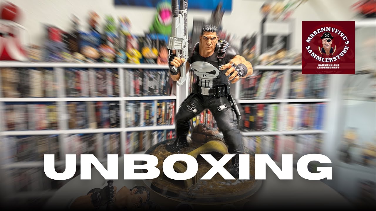 The Punisher 1/4 Premium Scale Statue by VIZION CUSTOM STATUES - Unboxing (German)
