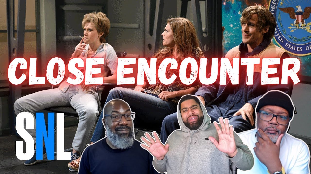 SNL - 'Close Encounters' Reaction! McKinnon, Strong, and Gosling! Ryan is Trying to Keep it Together