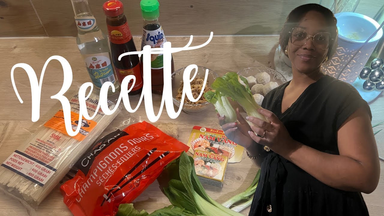 Recette de soupe THAÏ au pépite de poisson 🐟 Petit moment avec les filles en cuisine.