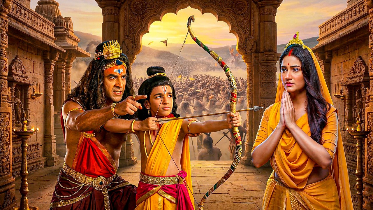 सहस्त्रमुख की चाल से लव बने मोहरा, सीता माता पर ही वार !  | श्रीमद् रामायण | New Episode 2026