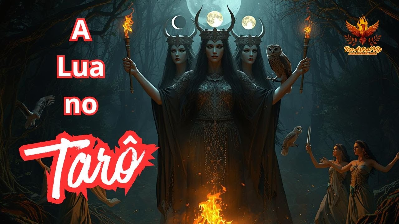 Teu Astral Vip - A Lua no Tarô: Adentrando no Reino dos Mistérios e das Sombras Psíquicas.