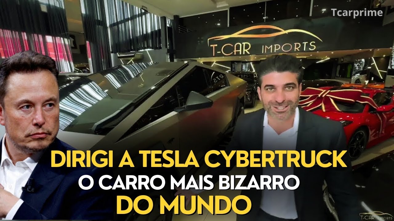 DIRIGI A TESLA CYBERTRUCK: O CARRO MAIS BIZARRO DO MUNDO! DE MAIS DE 2 MILHÕES DE REAIS 