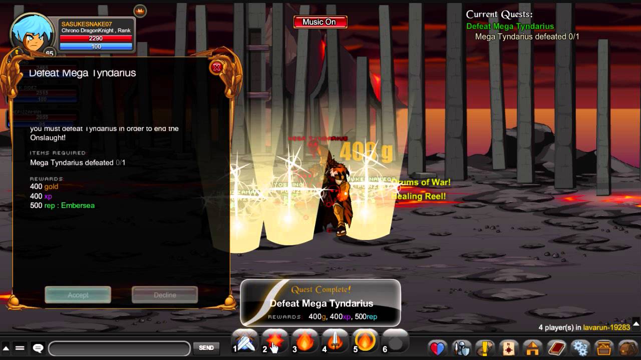 AQW Fastest Way To Rep Embersea 【12.5k rep in 5min】