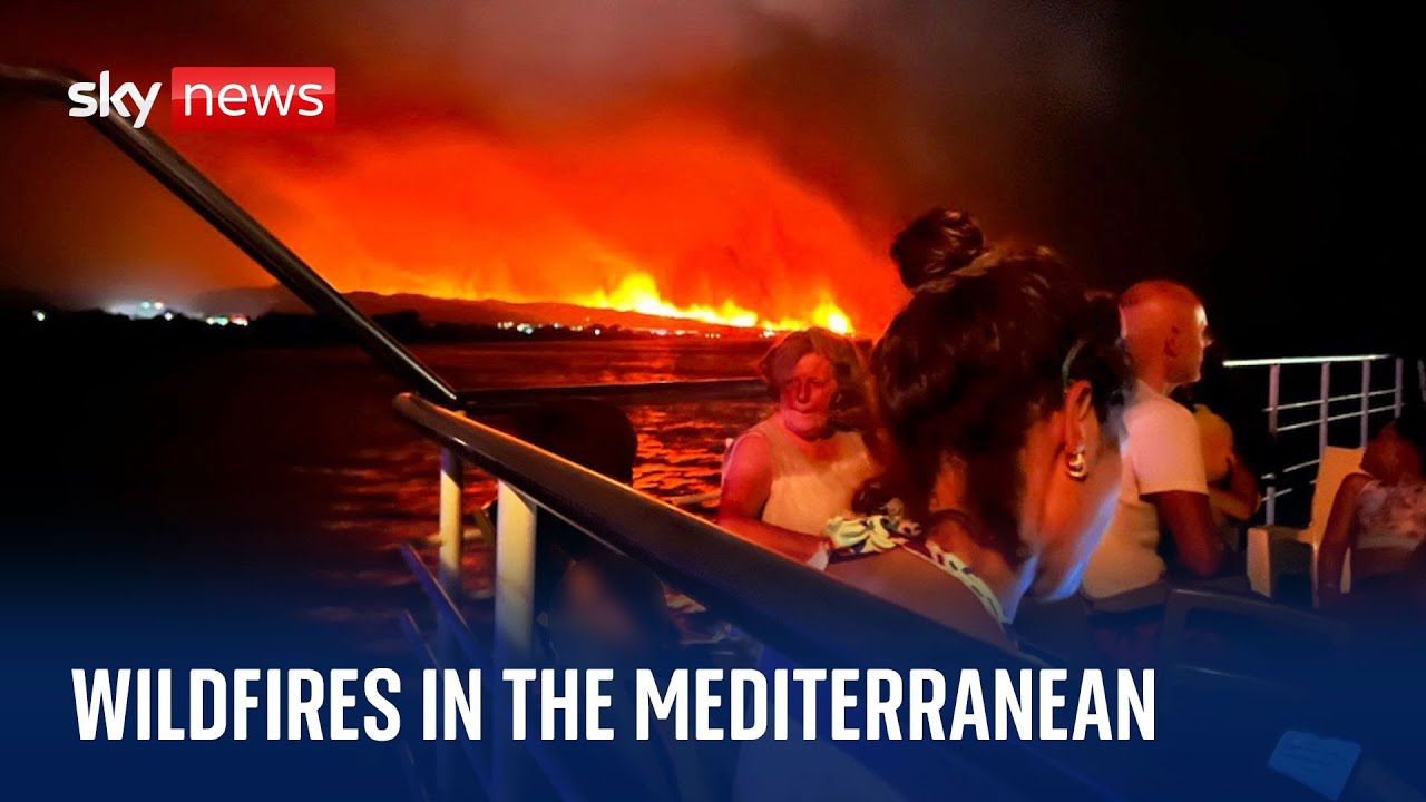 Wildfires: High temperatures and parched ground spark fires in nine Mediterranean countries