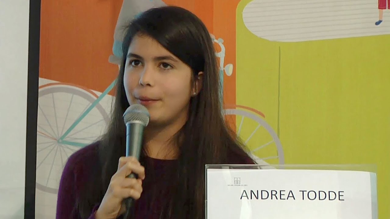 Andrea Todde, joven escritora en la Feria Internacional del Libro 2016
