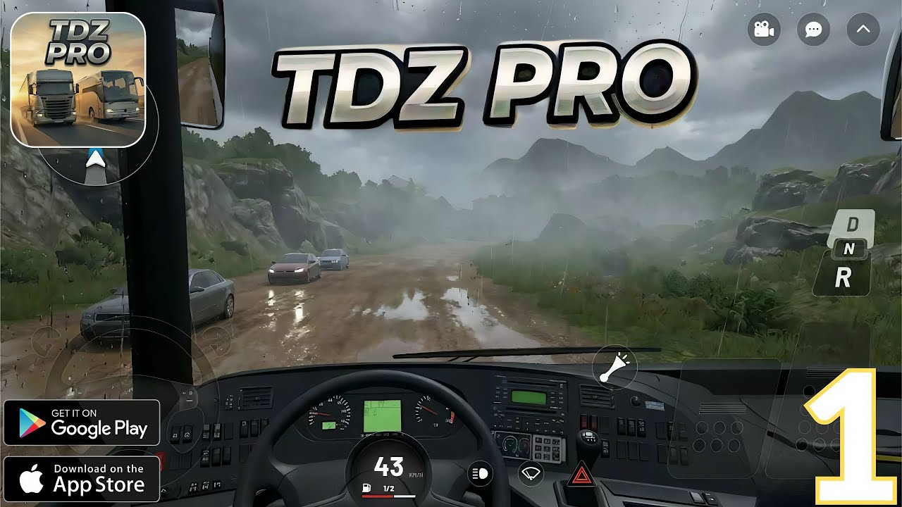 TDZ PRO | Bus & Truck Simulator Gameplay Part 1 (Android/Ios) #tdzpro #trucksimulator #bussimulator 