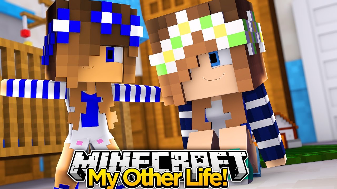 My Other Life #8-MEETING MY NEW SISTER (Minecraft Roleplay)