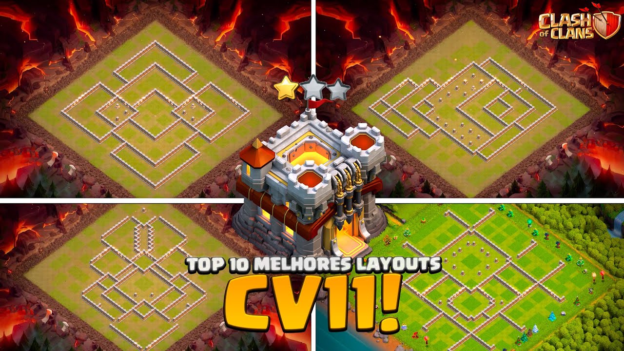 BEST TH11 BASES FOR FARM, PUSH AND WAR IN CLASH OF CLANS!