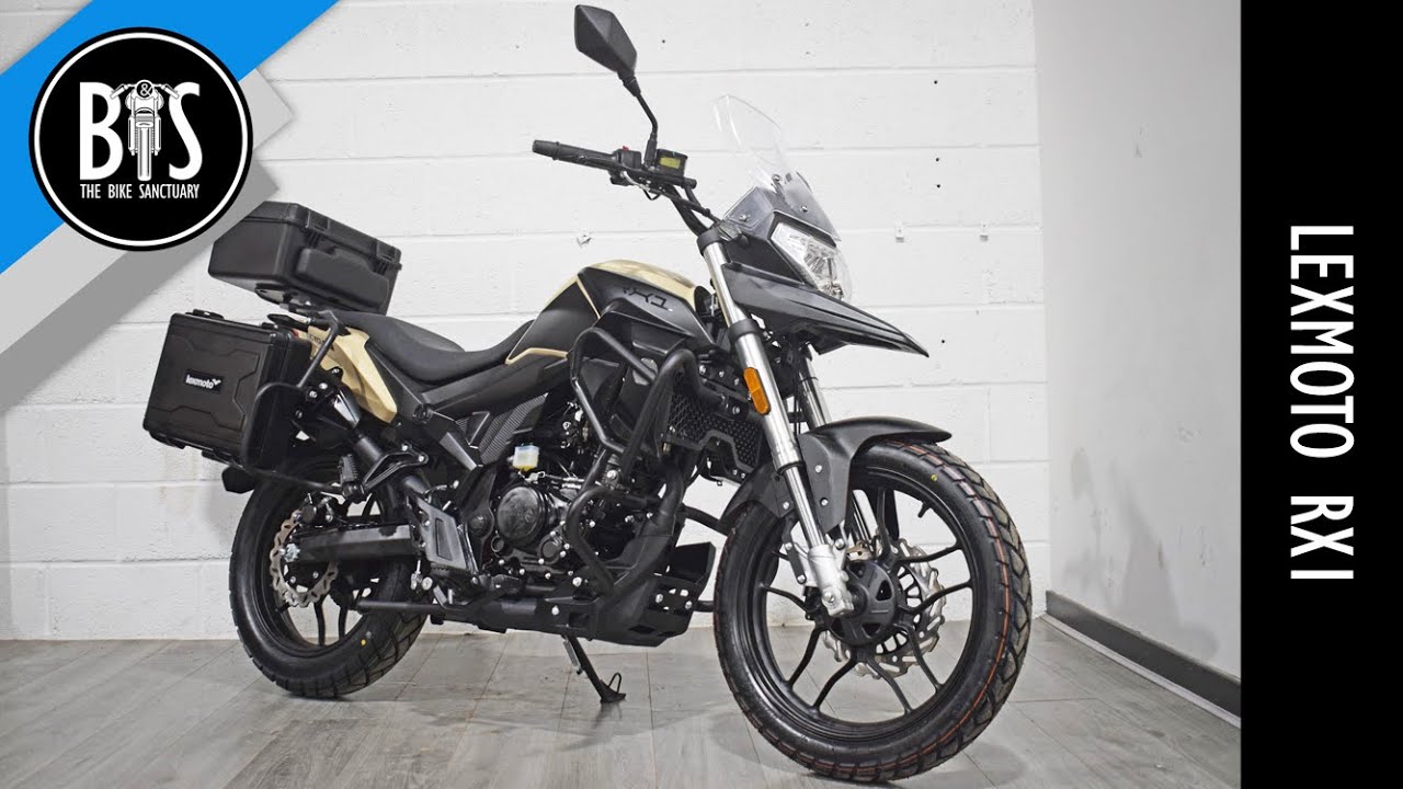 Lexmoto RX1 Adventure Sports Tourer 125cc Новая модель мотоцикла для обучения в Великобритании