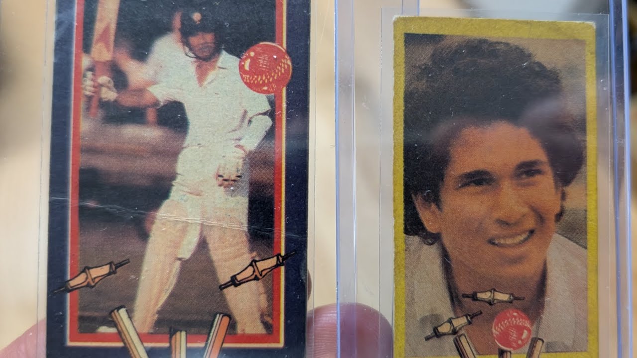 Two rarest and earliest Sachin Rookies! Lightning struck twice with Tendulkar Big Fun 1990 and 1991