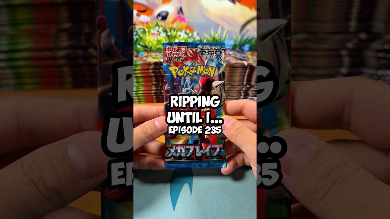 Episode 235 of Ripping Until I&hellip; Mega Brave #pokemon #pokemoncards