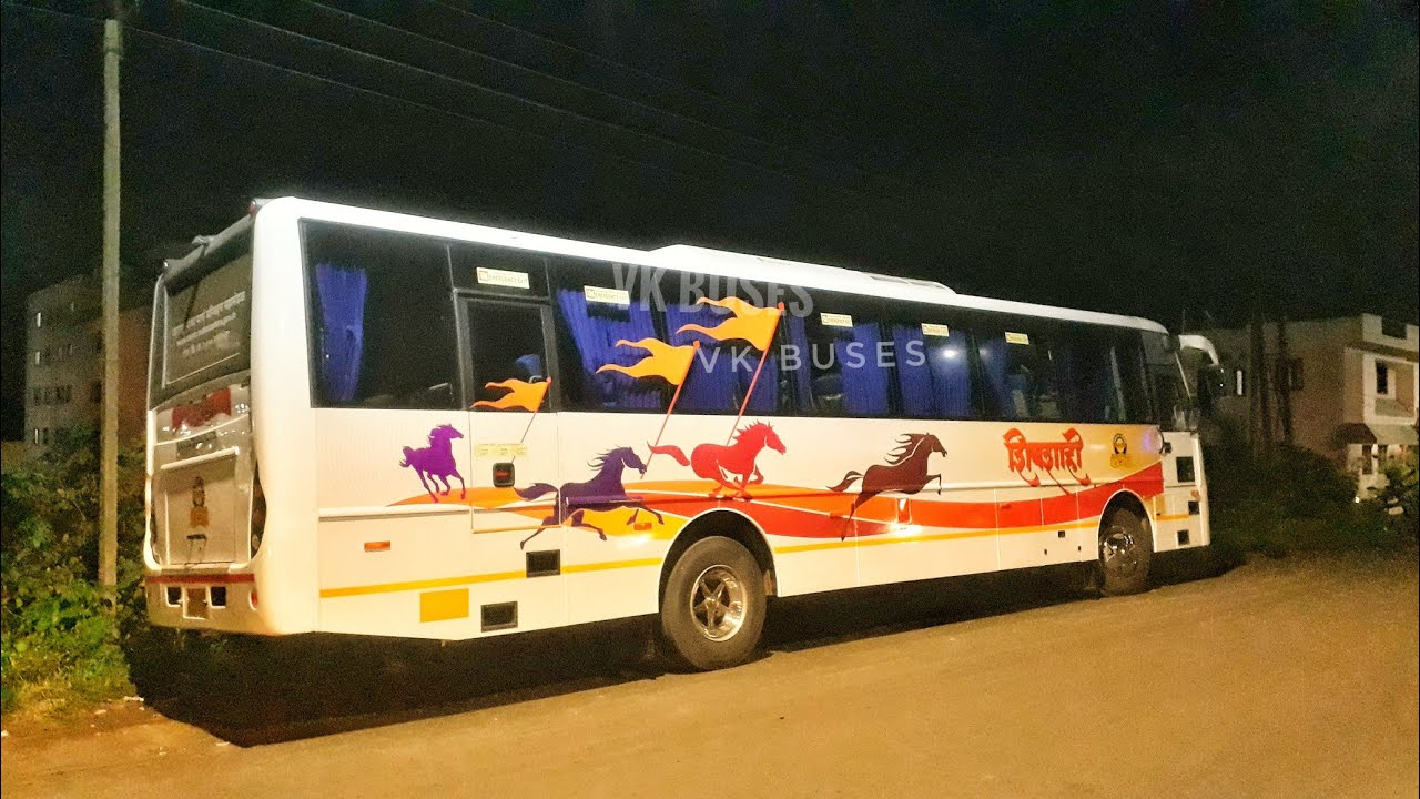 BRAND NEW MSRTC SHIVSHAHI BUSES!!! MG BUILT ASHOK LEYLAND
