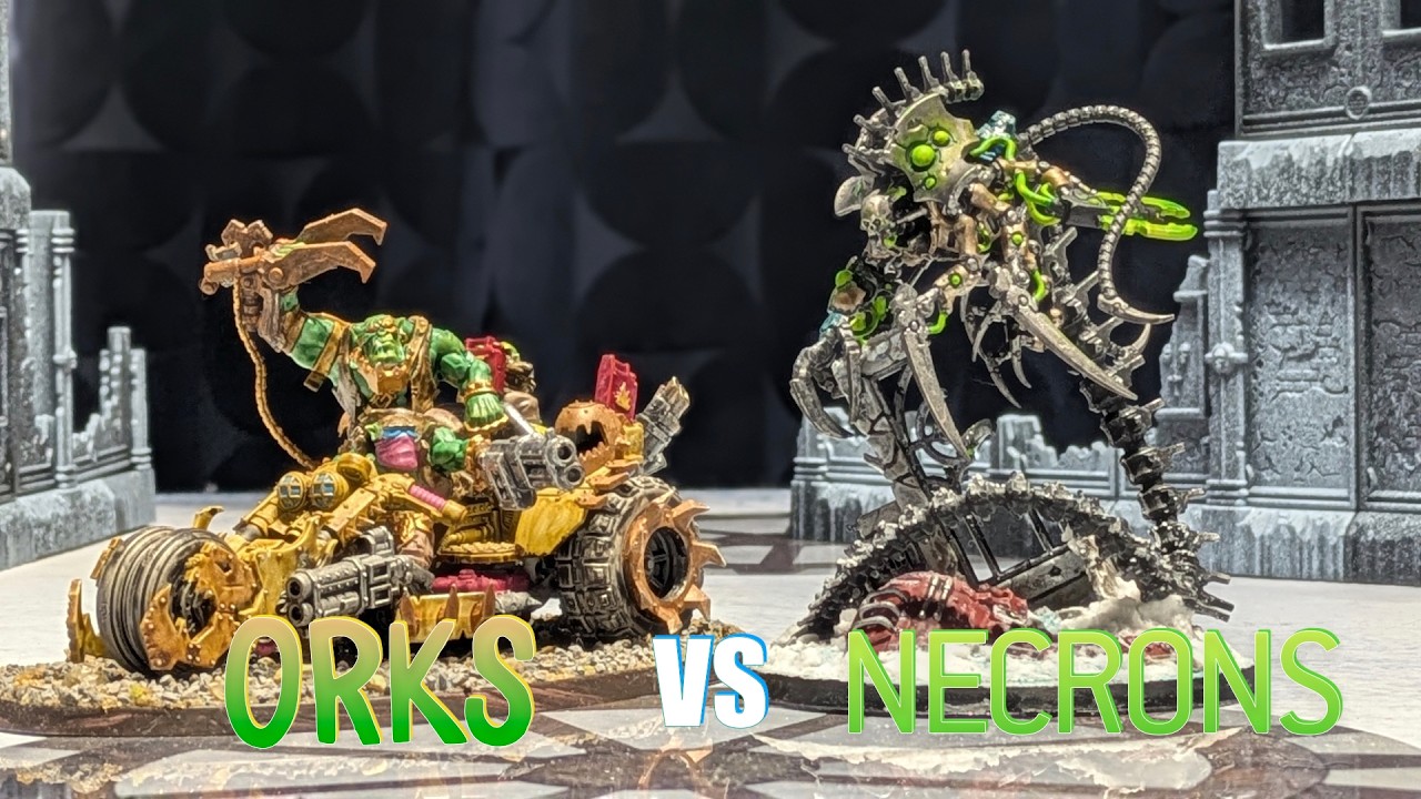 Orks Kult of Speed Vs Necrons Starshatter Arsenal - Battle Report